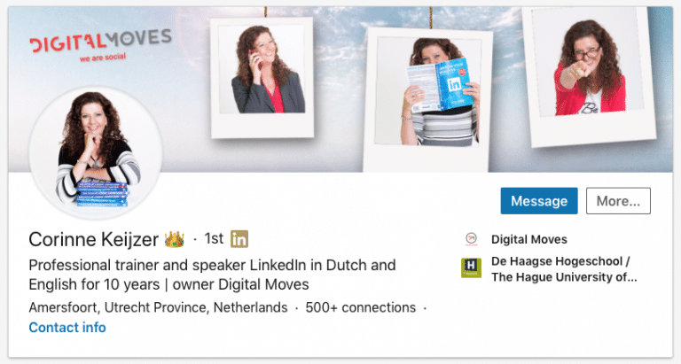 Flirten op linkedin